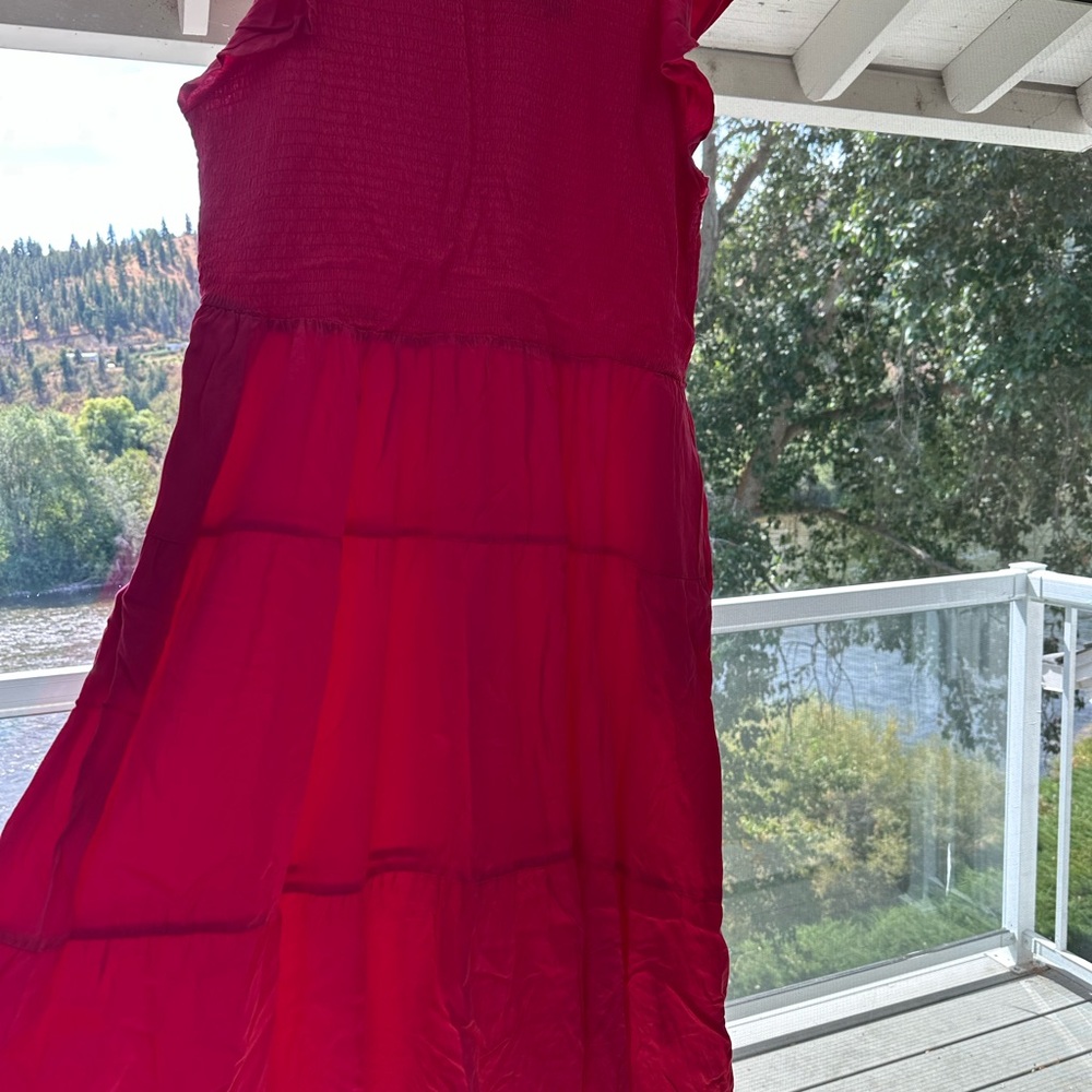 LuLaRoe Women's Dress in Vibrant Red